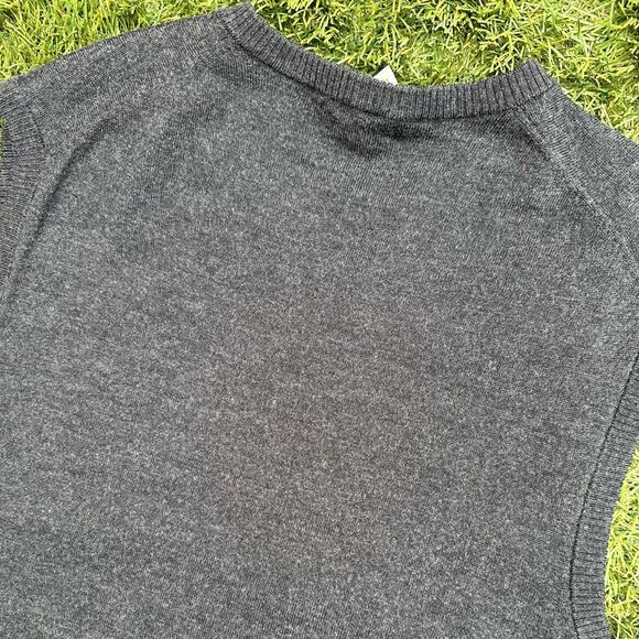 Pronto Uomo 100% Merino Wool V Neck Pullover Knit Vest Mens Versatile Layer XXL - Picture 9 of 10